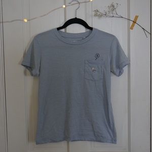 peanuts/snoopy pocket tee